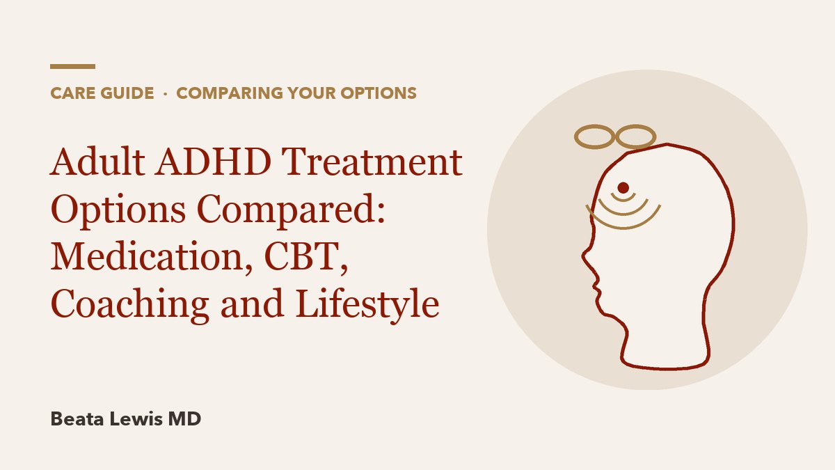 Adult ADHD Treatment Options Compared: Medication, CBT, Coaching and Lifestyle