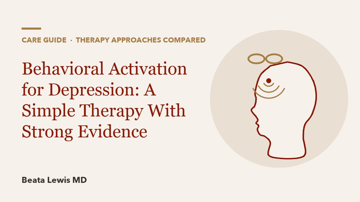 Behavioral Activation for Depression: A Simple Therapy With Strong Evidence