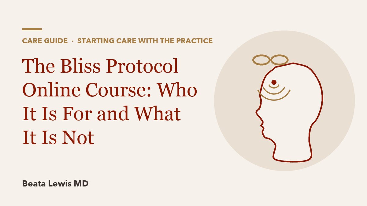 The Bliss Protocol Online Course: Who It Is For and What It Is Not
