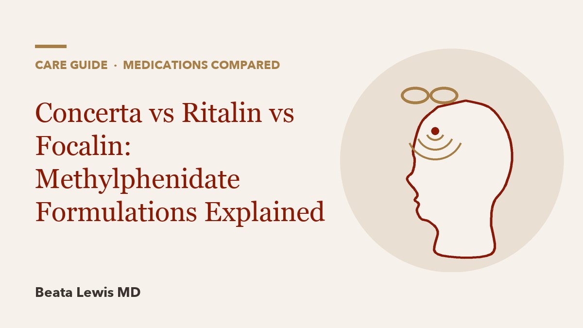 Concerta vs Ritalin vs Focalin: Methylphenidate Formulations Explained
