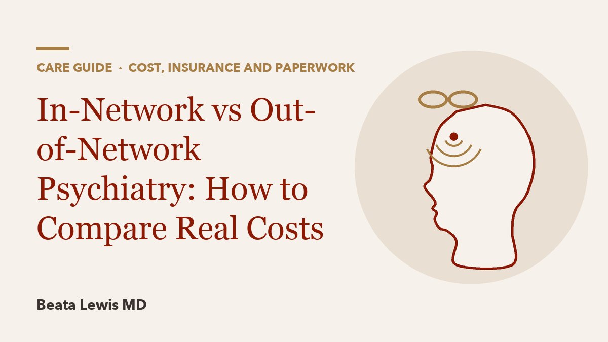 In-Network vs Out-of-Network Psychiatry: How to Compare Real Costs