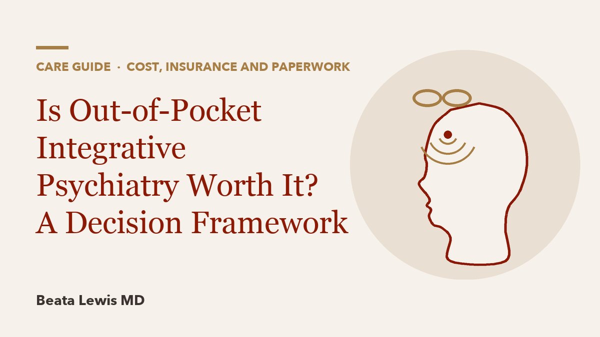 Is Out-of-Pocket Integrative Psychiatry Worth It? A Decision Framework