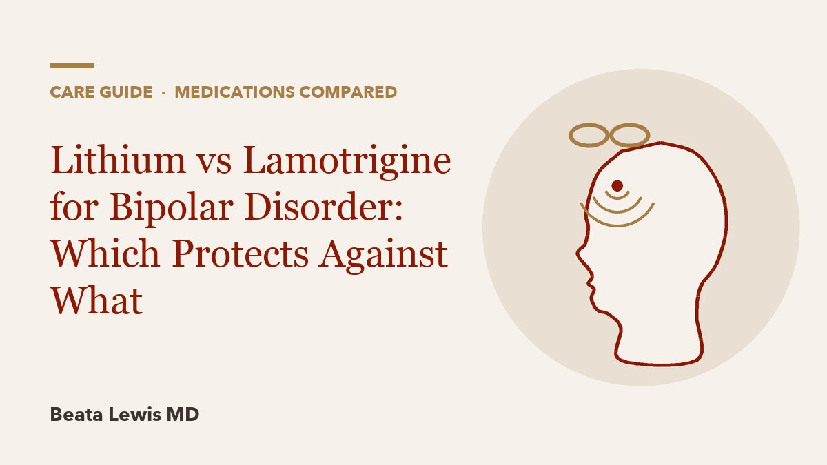 Lithium vs Lamotrigine for Bipolar Disorder: Which Protects Against What