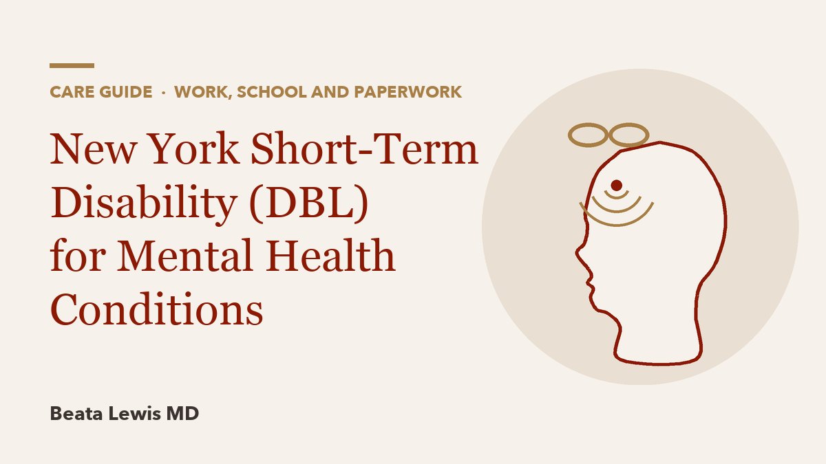 New York Short-Term Disability (DBL) for Mental Health Conditions