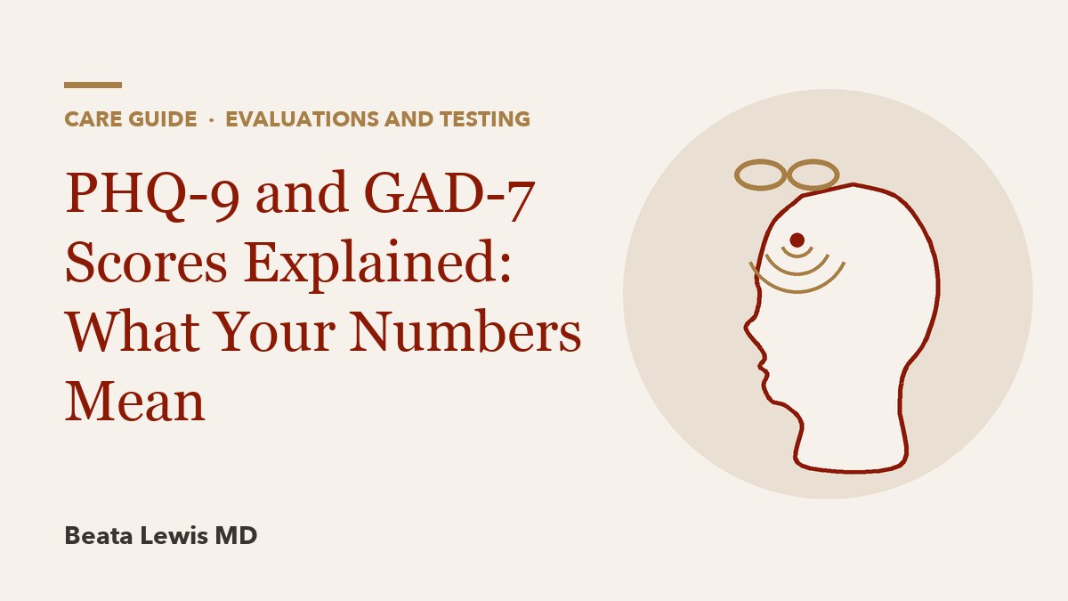 PHQ-9 and GAD-7 Scores Explained: What Your Numbers Mean