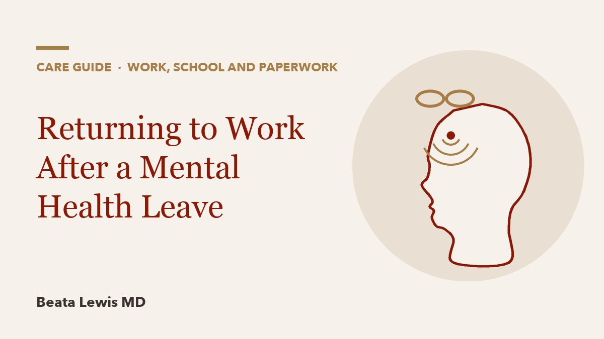 Returning to Work After a Mental Health Leave