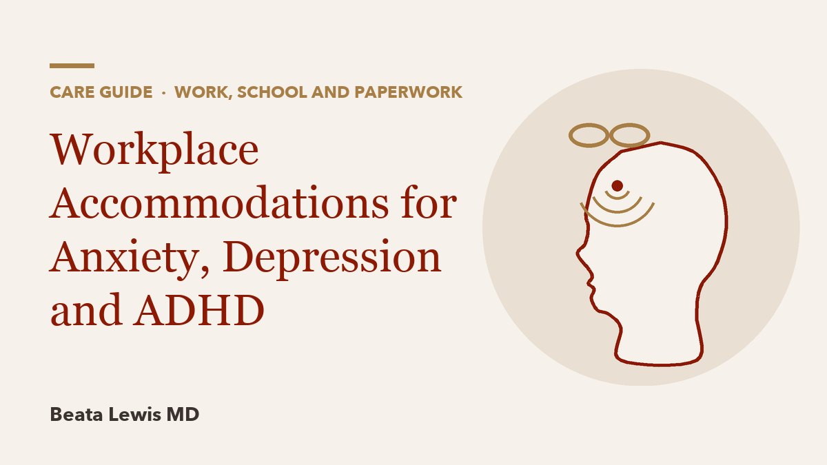 Workplace Accommodations for Anxiety, Depression and ADHD